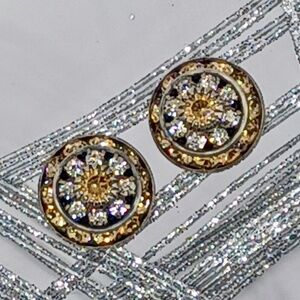 Liz Palacios Swarovski rondelle earrings